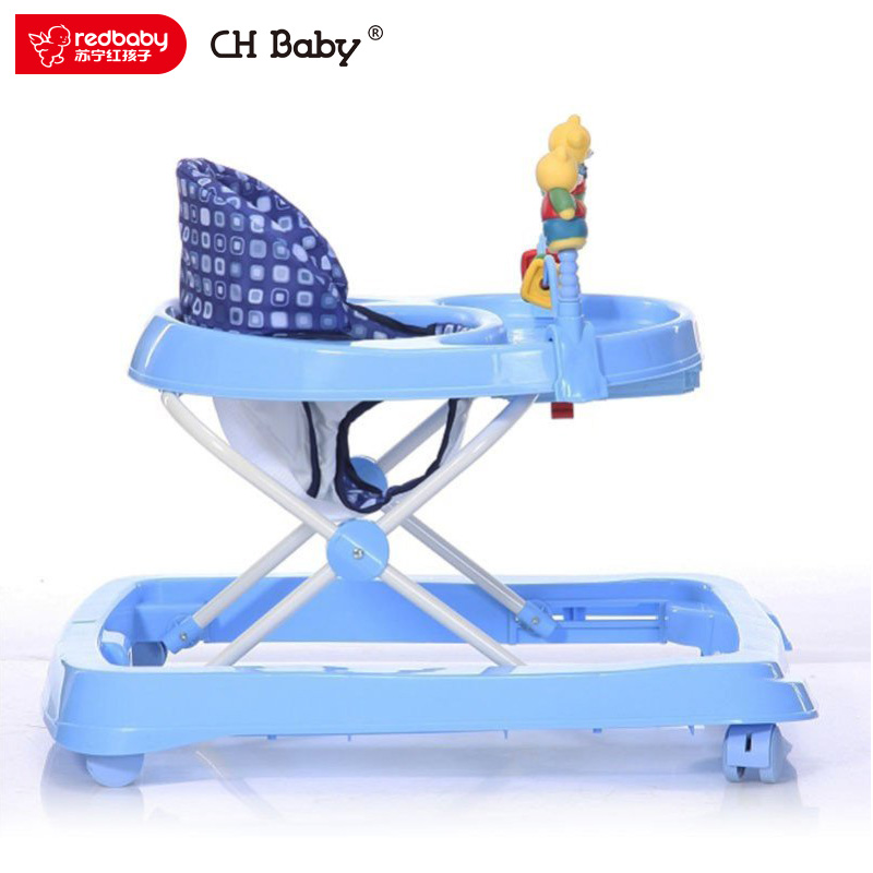 CHBABY晨辉婴宝婴儿学步车多功能防侧翻折叠宝宝学步车A101A 蓝色