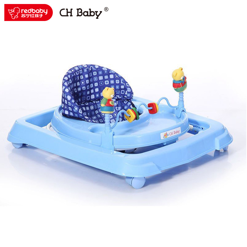 CHBABY晨辉婴宝婴儿学步车多功能防侧翻折叠宝宝学步车A101A 蓝色
