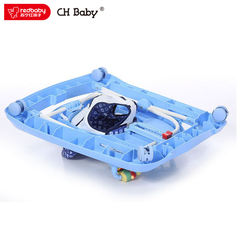 CHBABY晨辉婴宝婴儿学步车多功能防侧翻折叠宝宝学步车A101A 蓝色