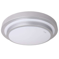 欧普(OPPLE)卧室书房LED吸顶灯朗月银灰22W白光