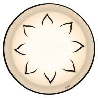 欧普（OPPLE)卧室书房LED吸顶灯芯连芯22W中性光