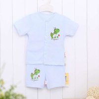 可爱可心 短袖对襟上衣+可拆密裆短裤 F338M4-0203