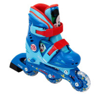 迪士尼风驰可调旱冰鞋DC2016-A蓝色29-32 M