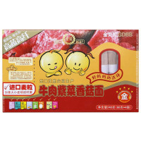 金贝氏高蔬高纤-牛肉紫菜香菇面   (盒 装)