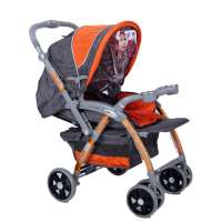 黄金宝贝多功能婴儿车 儿童推车T109橘色