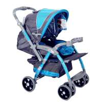 黄金宝贝多功能婴儿车 儿童推车T109蓝色