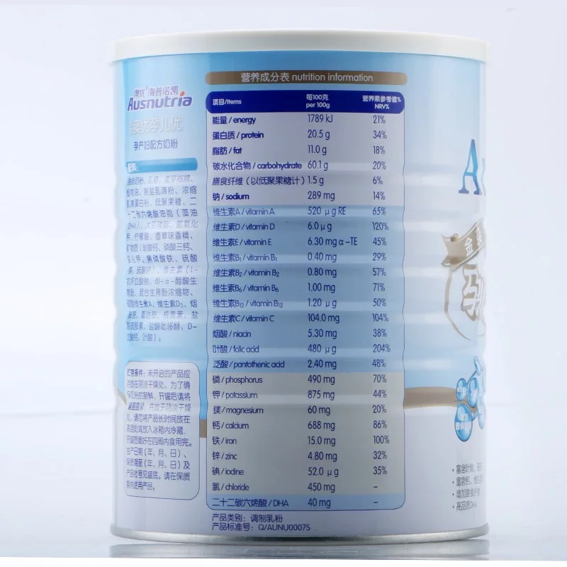 澳优孕儿优孕产妇配方奶粉