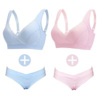 诺宜 孕产妇内裤三条装 可调节高腰内裤 纯棉月子内裤123908