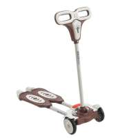米兰图四轮滑板车 儿童蛙式滑行车L2咖啡色
