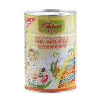 贝斯美DHA+AA乳清蛋白配方营养奶米粉418g