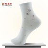 恒源祥薄款袜子女款 运动短袜 弹力宝纯棉提花女袜 4双装新品 抗菌防臭 棉袜AK 4661