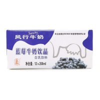 风行 蓝莓牛奶200ML*18