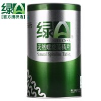 绿A (Green A)天然螺旋藻精片0.5g*12片*50袋/桶(600粒装)