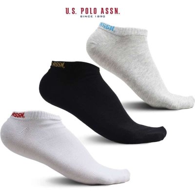 美国马球协会U.S. POLO ASSN男士提花船袜(6双装)POL-1050-6