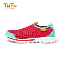TNTN户外新款walk-fly3D超轻网布速干情侣款裸足free营地慢跑鞋