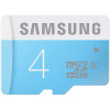 三星(SAMSUNG) MicroSD存储卡 4G(CLASS6 24MB/s) 标准版(Standard)