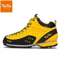 天天户外(TnTn)  男款潮流内外双防水防滑韩流真皮徒步登山鞋