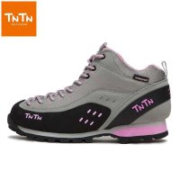 天天户外(TnTn) 女款潮流内外双防水防滑韩流真皮徒步登山鞋