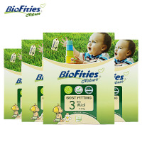 爱婴舒坦BioFities干爽透气纸尿裤60片 3号M型号5-10kg(美国原装进口)