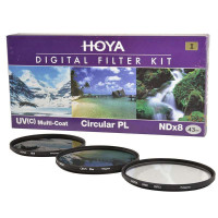 保谷(HOYA) 43mm KIT UV滤镜 CPL偏振镜 NDX8减光镜 滤镜套装