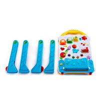 澳贝(AUBY) 益智玩具 电子多功能学习桌 婴幼儿童学步机拼插音乐写字板电子琴 塑料玩具 1-3岁 463439DS
