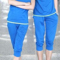 NITOTIC 夏装新款时尚全棉休闲七分运动裤装情侣裤工作裤大码班裤