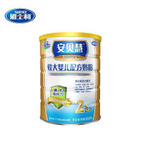雅士利(Yashily) 安贝慧2段较大婴儿配方奶粉900g罐装二段奶粉 进口奶源