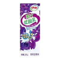 伊利 果汁优酸乳蓝莓牛奶常温奶12*245ml