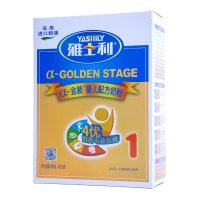 雅士利(Yashily)a金装婴儿配方奶粉1段(0-6个月)400g 进口奶源