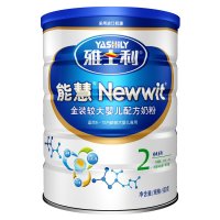 雅士利(Yashily)能慧金装较大婴儿配方奶粉2段(6-12个月)900g 进口奶源