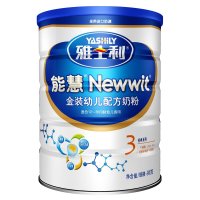 雅士利(Yashily)能慧金装幼儿配方奶粉3段(1-3岁)900g 进口奶源