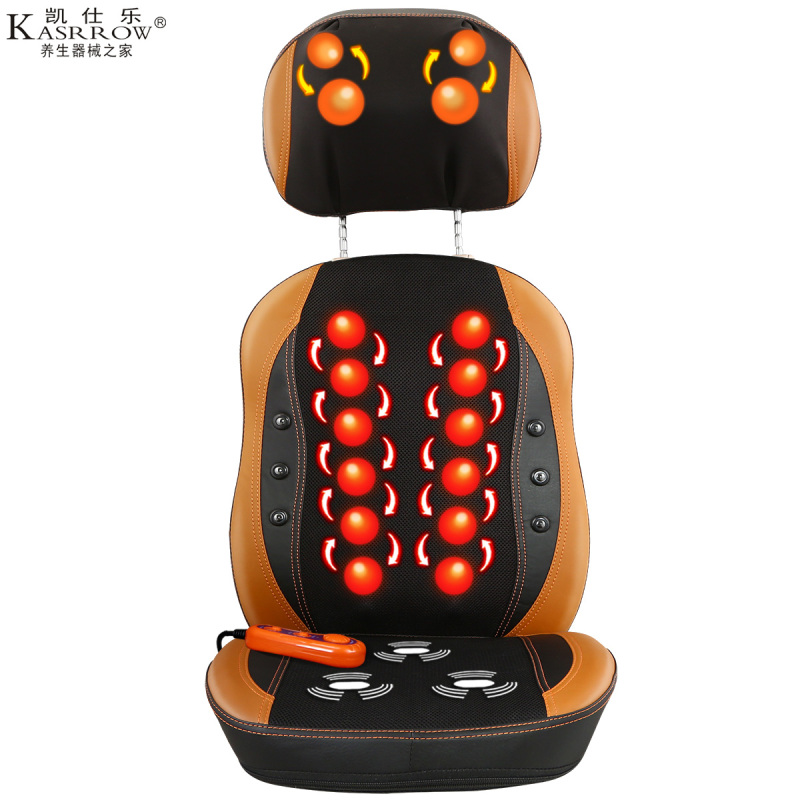 凯仕乐(KASRROW) 按摩靠垫 KSR-J222 升级版 颈腰背腿按摩器 多功能开背组合靠垫