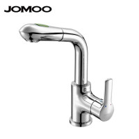 JOMOO九牧 全铜主体抽拉式单把单孔面盆龙头 32197-205