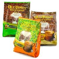 [中邮食品]旧街场 白咖啡 白奶茶3袋组合装(原味咖啡480g+榛果味咖啡480g+白奶茶480g)