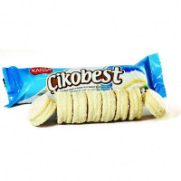 KARSA/咔咔莎土耳其进口饼干 椰蓉软饼干 白巧克力味 夹心饼干 饼干零食 64g