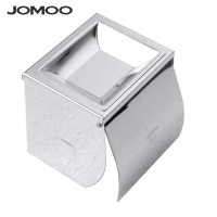 JOMOO九牧 厕纸盒 不锈钢防水纸巾架 带烟缸 939005