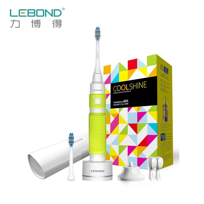 力博得(Lebond)酷尚系列声波电动牙刷(柠檬绿)