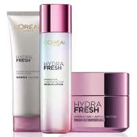 欧莱雅(L'OREAL) 清润抗氧化保湿套装(泡沫洁面膏125ml+葡萄籽精华膜力水175ml+葡萄籽膜力霜50ml)