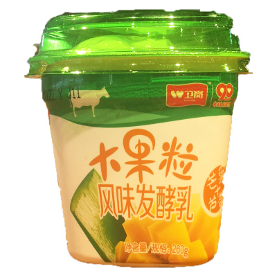 卫岗 大果粒酸牛奶 芦荟+芒果口味 260g