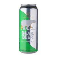 哈尔博熊牌清爽啤酒听装500ml(德国)
