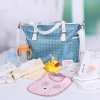 咕嘎(GUGA)2014新款 DIY妈咪包婴儿礼包 新生婴儿内衣服饰 婴儿用品高档礼包 蓝A/黄B