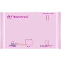 创见（Transcend）RDP8多合一读卡器水粉色USB2.0