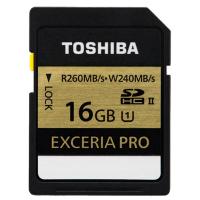 东芝(TOSHIBA)EXCERIAPro SDHC存储卡16G极至超速 UHS/Class10 读260M写240M