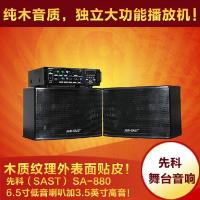 先科(SAST) SA-880 多功能便携式插卡户外专业卡拉OK有源音箱 (黑色)