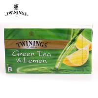 英国川宁(TWININGS) 柠檬绿茶 波兰进口茶叶袋泡茶包 25包*2g