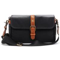 ONA The Bowery 摄影包 复古帆布徕卡微单单肩相机包 014BL经典黑 正品行货