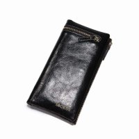 萨蒙斯 魅影系列男士长款头层牛皮商务钱夹 057