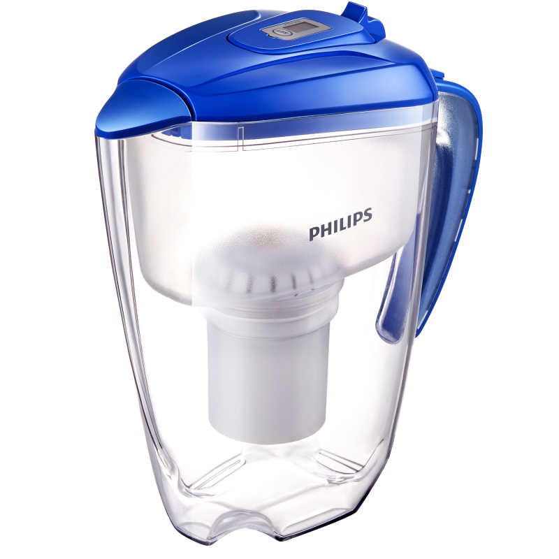 飞利浦 Philips 家用净水器 WP2804净水壶 滤水壶 自来水滤水器 高精度复合滤芯 自配一芯