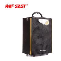 先科(SAST) SA-507 多功能便携式插卡户外专业卡拉OK有源音箱 黑色