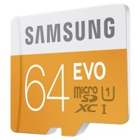 三星(SAMSUNG) microSD存储卡 64G(CLASS10 UHS-1 48MB/s) EVO升级版